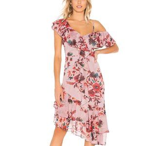 Lovers + Friends STACY MIDI DRESS (HOLIDAY FLORAL)